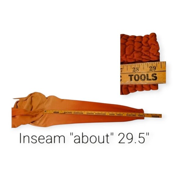 The Upside ombre cotton track pants orange coral size 6 EUC - Picture 6 of 9